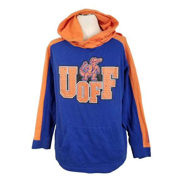 Florida Gators Hoodie Womens Small NCAA Football Bling Sequin PINK Victoria's Se - Picture 1 of 15